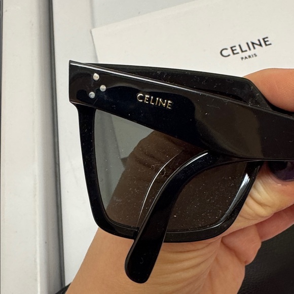 CELINE CL4055IN Sunglasses – Bold Acetate, Minimal Logo - Picture 4 of 7